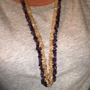 Amethyst and citrine